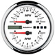 5" Direct Fit Drehzahlmesser/Drehzahlmesser Combo, 8k Rpm/120 Mph, White, Pro-Cycle