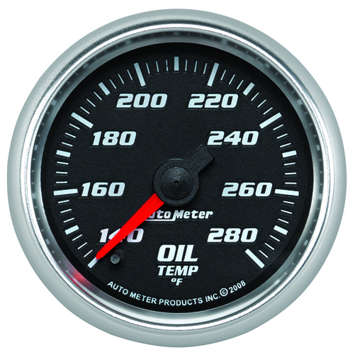 2-1/16" Öltemperatur, 140-280 °F, Black, Pro-Cycle