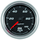 2-1/16" Öldruck, 0-100 Psi, Black, Pro-Cycle