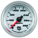 2-1/16" Öltemperatur, 140-280 °F, White, Pro-Cycle