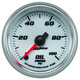 2-1/16" Öldruck, 0-100 Psi, White, Pro-Cycle