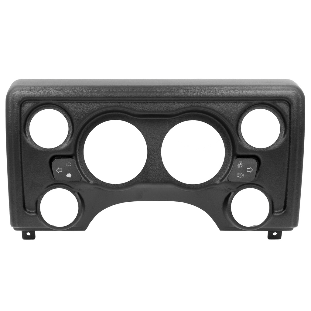 Direktpassendes Armaturenbrett-Panel, 6 Gauge (3 3/8" X2, 2 1/6" X4), Jeep Tj / Xj