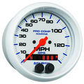 3-3/8" Gps Drehzahlmesser, 0-140 Mph, Marine White