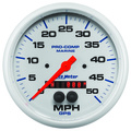 5" Gps Drehzahlmesser, 0-50 Mph, Marine White