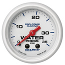 2-1/16" Wasserdruck, 0-35 Psi, Marine White