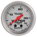 2-1/16" Wasserdruck, 0-35 Psi, Marine Silver Ultra-Lite