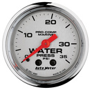 2-1/16" Wasserdruck, 0-35 Psi, Marine Chrome Ultra-Lite