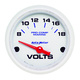 2-1/16" Voltmeter, 8-18v, Marine White