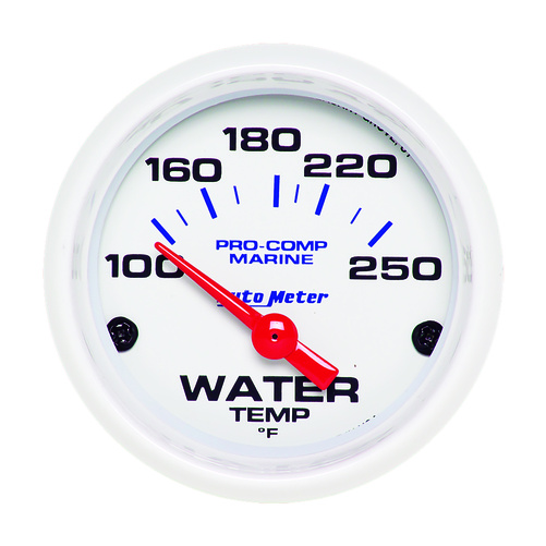 2-1/16" Wassertemperatur, 100-250 °F, Marine White