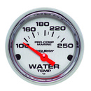 2-1/16" Wassertemperatur, 100-250 °F, Marine Chrome Ultra-Lite