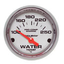 2-1/16" Wassertemperatur, 100-250 °F, Marine Chrome Ultra-Lite