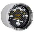 2-1/16" Öltemperatur, 140-340 °F, Marine Carbon Fiber