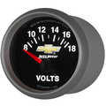2-1/16" Voltmeter, 18v, Electric, Chevy Gold Bowtie
