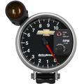 5" Drehzahlmesser, 0-10,000 Rpm, Sockel W/ Ext. Shift-Lite, Chevy Gold Bowtie