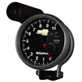 5" Drehzahlmesser, 0-10,000 Rpm, Sockel W/ Ext. Shift-Lite, Chevy Gold Bowtie