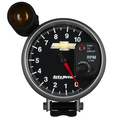 5" Drehzahlmesser, 0-10,000 Rpm, Sockel W/ Ext. Shift-Lite, Chevy Gold Bowtie