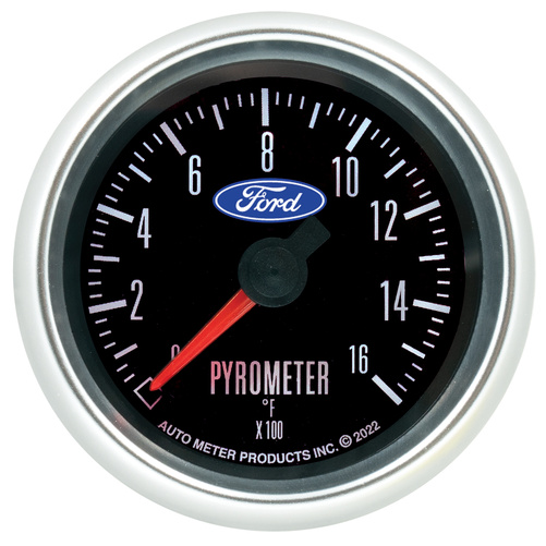 2-1/16" Pyrometer, 0-1600 °F, Ford