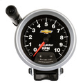3-3/4" Sockel Drehzahlmesser, 0-10,000 Rpm, Chevy Gold Bowtie