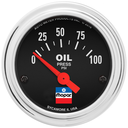 2" Öldruck, 0-100 Psi, Mopar Classic