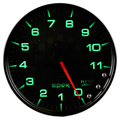 5" In-Dash Drehzahlmesser, 0-11,000 Rpm, Spek-Pro, Black/Black