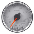 2-1/16" Boost/Vakuum, 30 In Hg/30 Psi, Spek-Pro, Silver/Chrome