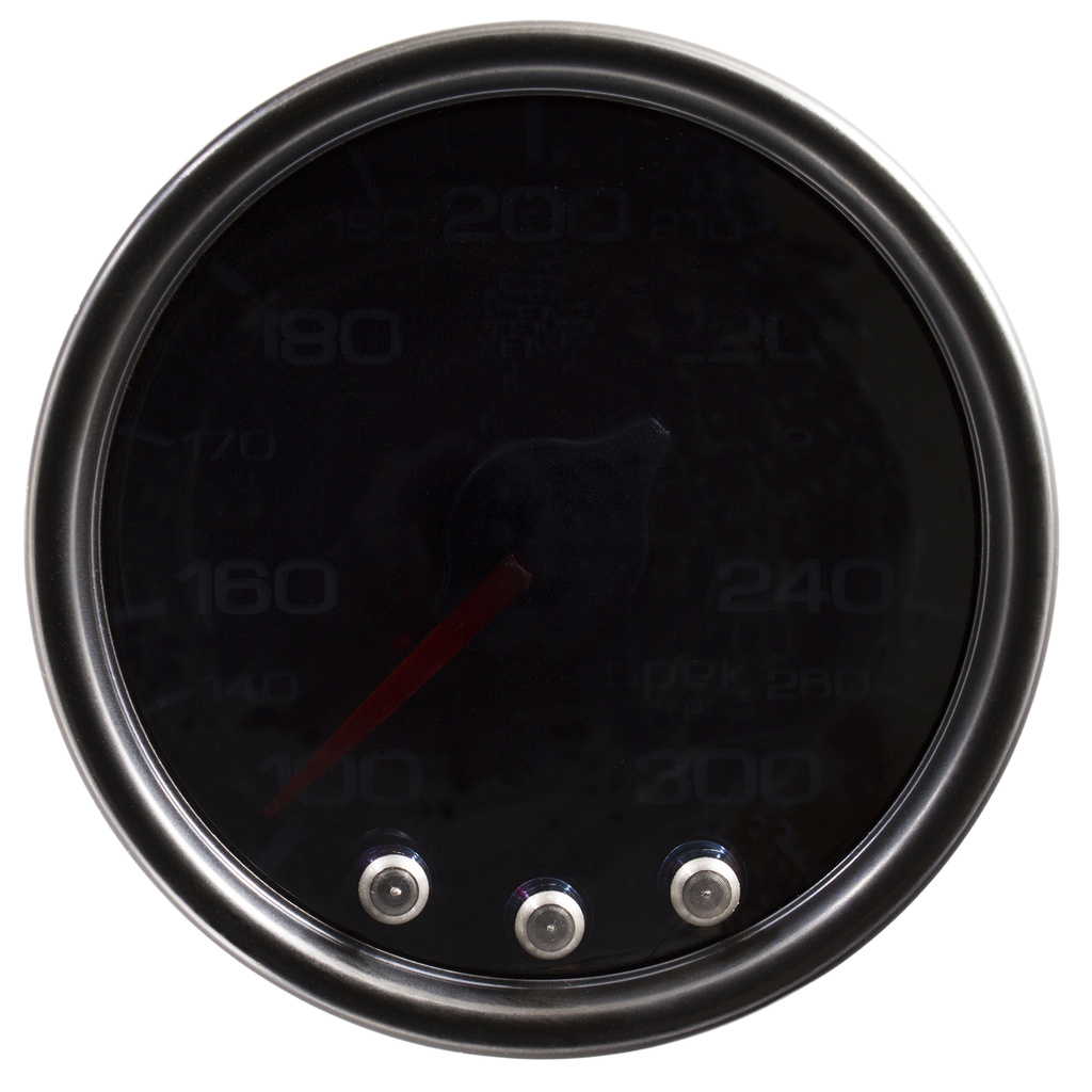 2-1/16" Öltemperatur, 100-300 °F, Spek-Pro, Black/Black