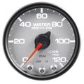 2-1/16" Wasserdruck, 0-120 Psi, Spek-Pro, Silver/Black