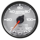 2-1/16" Wasserdruck, 0-120 Psi, Spek-Pro, Silver/Black