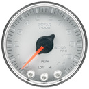 2-1/16" In-Dash Drehzahlmesser, 0-11,000 Rpm, Spek-Pro, Silver/Chrome