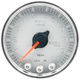 2-1/16" In-Dash Drehzahlmesser, 0-11,000 Rpm, Spek-Pro, Silver/Chrome