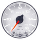 2-1/16" Voltmeter, 0-16v, Spek-Pro, White/Chrome