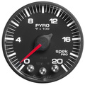 Pillar Kit, 0-35 Psi/0-2000 °F/100-300 °F, 01-07 Gm Full-Size Truck, W/O Speaker, Spek-Pro, Black Dial, Black Bezel, Flat Antiglare Lens