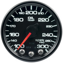 2-1/16" Öltemperatur, 100-300 °F, Spek-Pro, Black/Black, Ecu