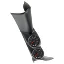 Pillar Kit, 0-35 Psi/2000 °F, 01-07 Gm Full-Size Truck, W/ Speaker, Spek-Pro, Black Dial, Black Bezel, Flat Antiglare Lens