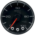 2-1/16" Boost, 0-100 Psi, Spek-Pro, Black/Black
