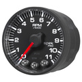 2-1/16" In-Dash Drehzahlmesser, 0-11,000 Rpm, Spek-Pro, Black/Black