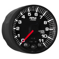 2-1/16" In-Dash Drehzahlmesser, 0-11,000 Rpm, Spek-Pro, Black/Black