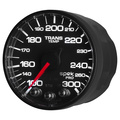 2-1/16" Getriebetemperatur, 100-300 °F, Spek-Pro, Black/Black