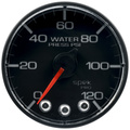 2-1/16" Wasserdruck, 0-120 Psi, Spek-Pro, Black/Black