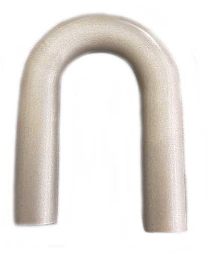 Bentrohr 180 Grad R63 42,4x2,0 Edelstahl 321L