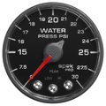 2-1/16" Wasserdruck, 0-30 Psi, Spek-Pro, Black/Black, Ecu