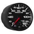 2-1/16" Öldruck, 0-120 Psi, Spek-Pro, Black/Black, Ecu