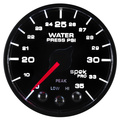 2-1/16" Wasserdruck, 0-35 Psi, Spek-Pro, Black/Black, Ecu