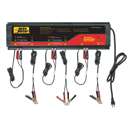 Buspro-662; Agm Optimized Smart Battery Charger - 6 Channel, 230v 5 Amp