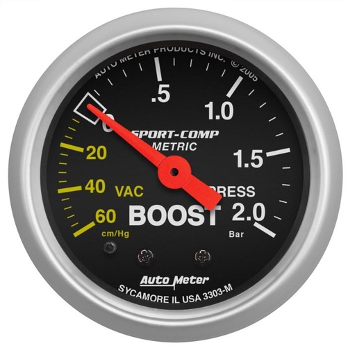 Automatischer Sport-Comp-Boost-Druck 0-2 bar