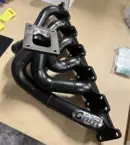 CMR Fächerkrümmer Mercedes OM606 - w124/w202 schwarz Stahl