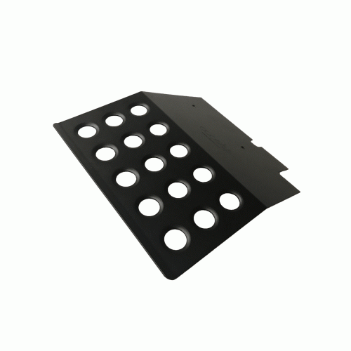 Legierung Hauptzylinderabdeckung & Fersenruhe Black