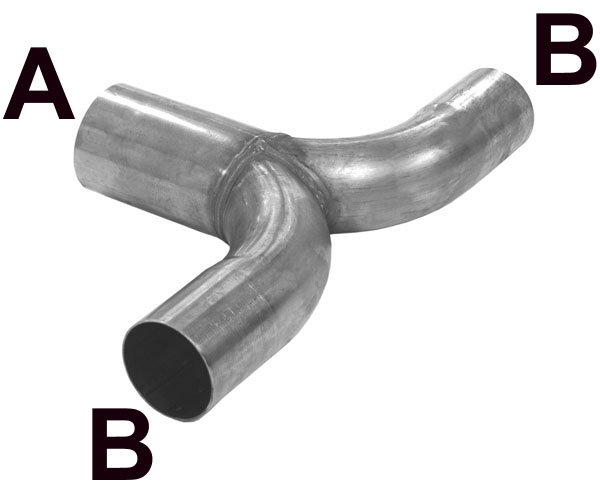 T-Pipe 76x63,5 Rostfrei