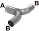 T-Pipe 76x63,5 ss