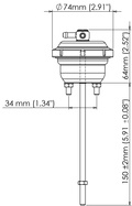 Turbosmart interner Wastegate (schwarz)